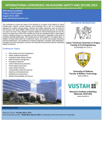 international conference on building safety and secure 2015