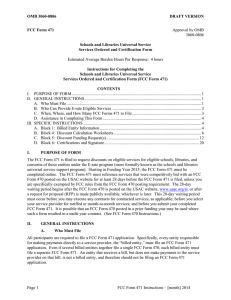 Draft Form 471 Instructions - E