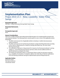 Project 2010-13.3 Implementation Plan (Draft 4)