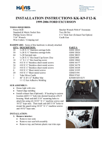installation instructions kk-k9-f12-k 1999