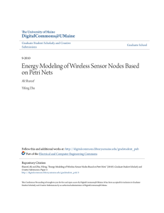Energy Modeling of Wireless Sensor Nodes Based on Petri Nets
