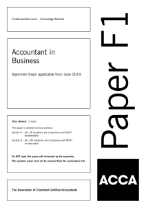 Accountant in Business