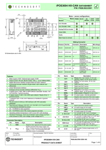 Data Sheet - Technosoft