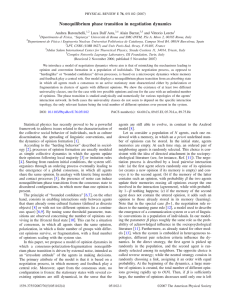 Nonequilibrium phase transition in negotiation dynamics