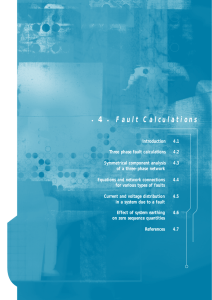 Fault Calculations