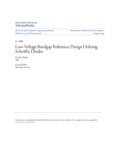 Low-Voltage Bandgap Reference Design Utilizing