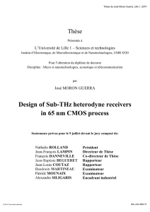 Design of Sub-THz heterodyne receivers in 65 nm CMOS process
