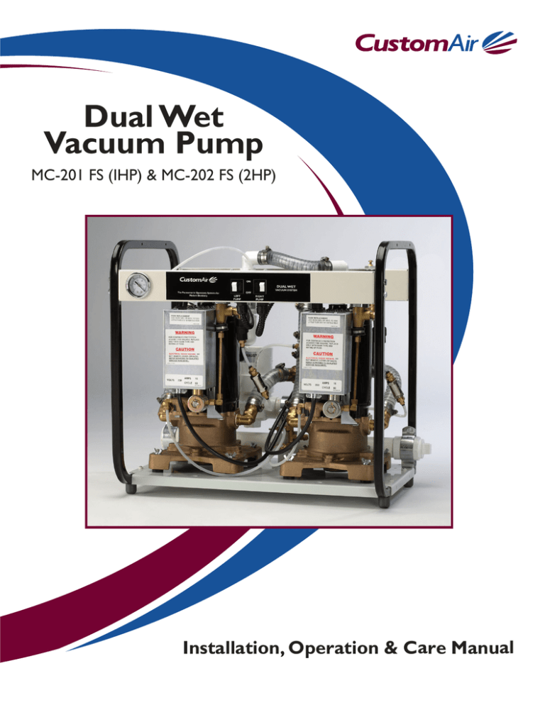 Dual Wet Vacuum Pump