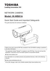 IK-WB81A Quick Start Guide