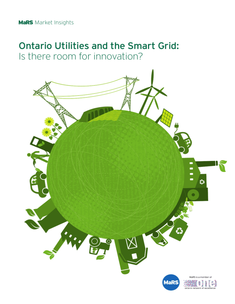 Ontario Utilities and the Smart Grid