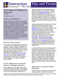 Technology for Flipping the Classroom