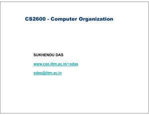 CS2600 - Computer Organization