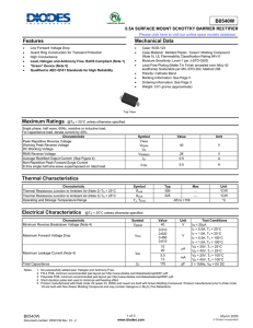 B0540W - Diodes Incorporated