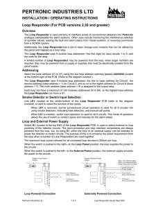 Installation Note - Pertronic Industries Ltd