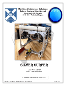 Prince Andrew High School ROV team