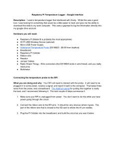 Raspberry Pi Temperature Logger