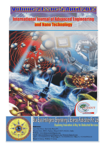 Untitled - International Journal of Advanced Engineering and Nano
