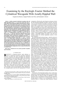 Examining by the Rayleigh–Fourier Method the Cylindrical