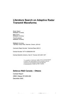 Untitled - Defence Research Reports