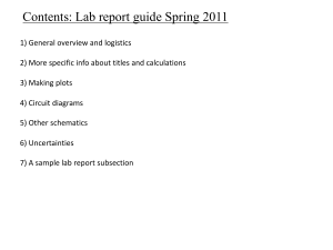 Lab report guidelines