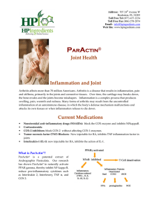 ParActin For Health Joint