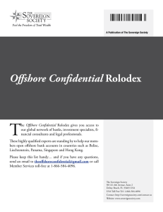 Offshore Confidential Rolodex