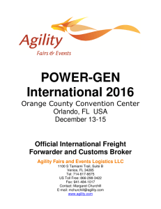 Agility - Power Generation Week