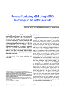 Reverse-Conducting IGBT Using MEMS Technology