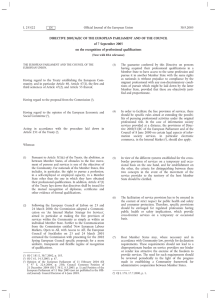 Directive 2005/36/EC - EUR-Lex