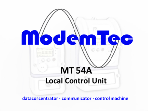 Local Control Unit MT54A