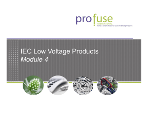IEC Low Voltage Products Module 4