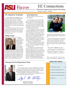 EE F07 newsletter.indd - School of Electrical, Computer and Energy