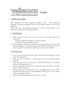Dvm98 GB - Velleman