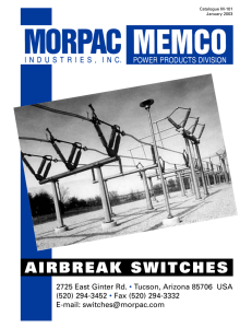 AIRBREAK SWITCHES - Morpac Industries, Inc.
