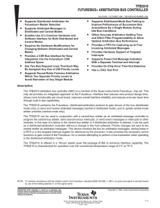 Futurebus+ Arbitration Bus Controller (Rev. A