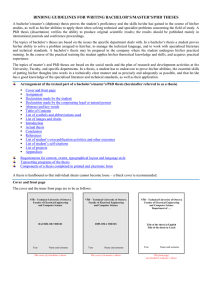 Guidelines for Writing Theses - FEI