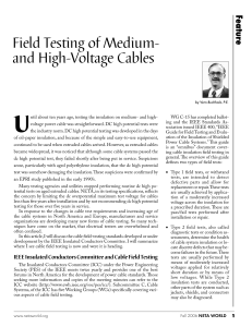 Field Testing of Medium- and High-Voltage Cables