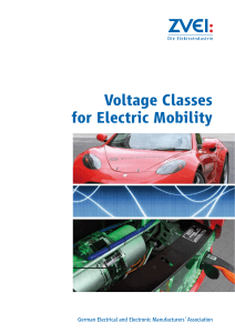 Voltage Classes for Electric Mobility