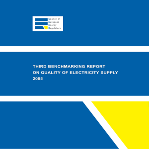 Third Benchmarking Report on the Quality of Electricity Supply