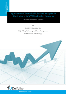 Application of Statistical Life Data Analysis for Cable Joints in MV