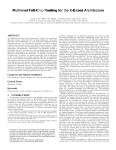 Multilevel Full-Chip Routing for the X