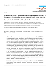 Investigation of the Cooling and Thermal