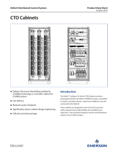 CTO Cabinets - Emerson Process Management