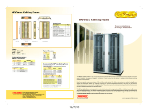 Cabling Frame - APW President