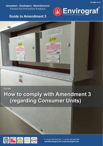 How to comply with Amendment 3 (regarding Consumer
