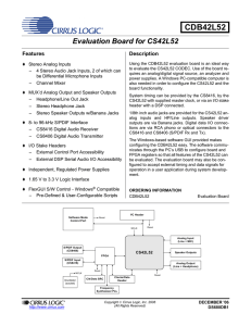 CDB42L52 - Cirrus Logic