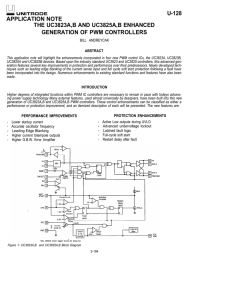 The UC3823A,B and UC3825A,B Enhanced