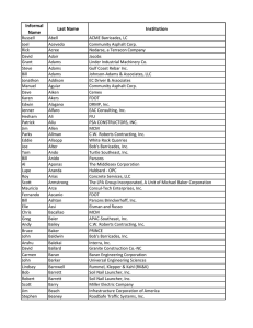 2012 Construction Conference FINAL Attendees List