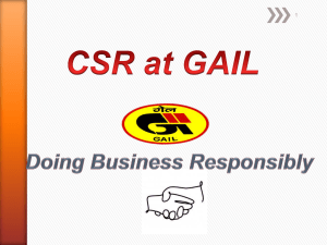 Skill Training Program funded under CSR of GAIL India Ltd.