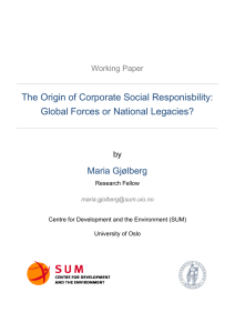 Business and corporate social responsibility